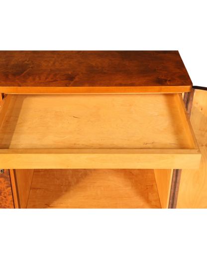 E897 Finish Stilvoller Original Art Deco Schrank Vertiko Kleiderschrank um 1940
