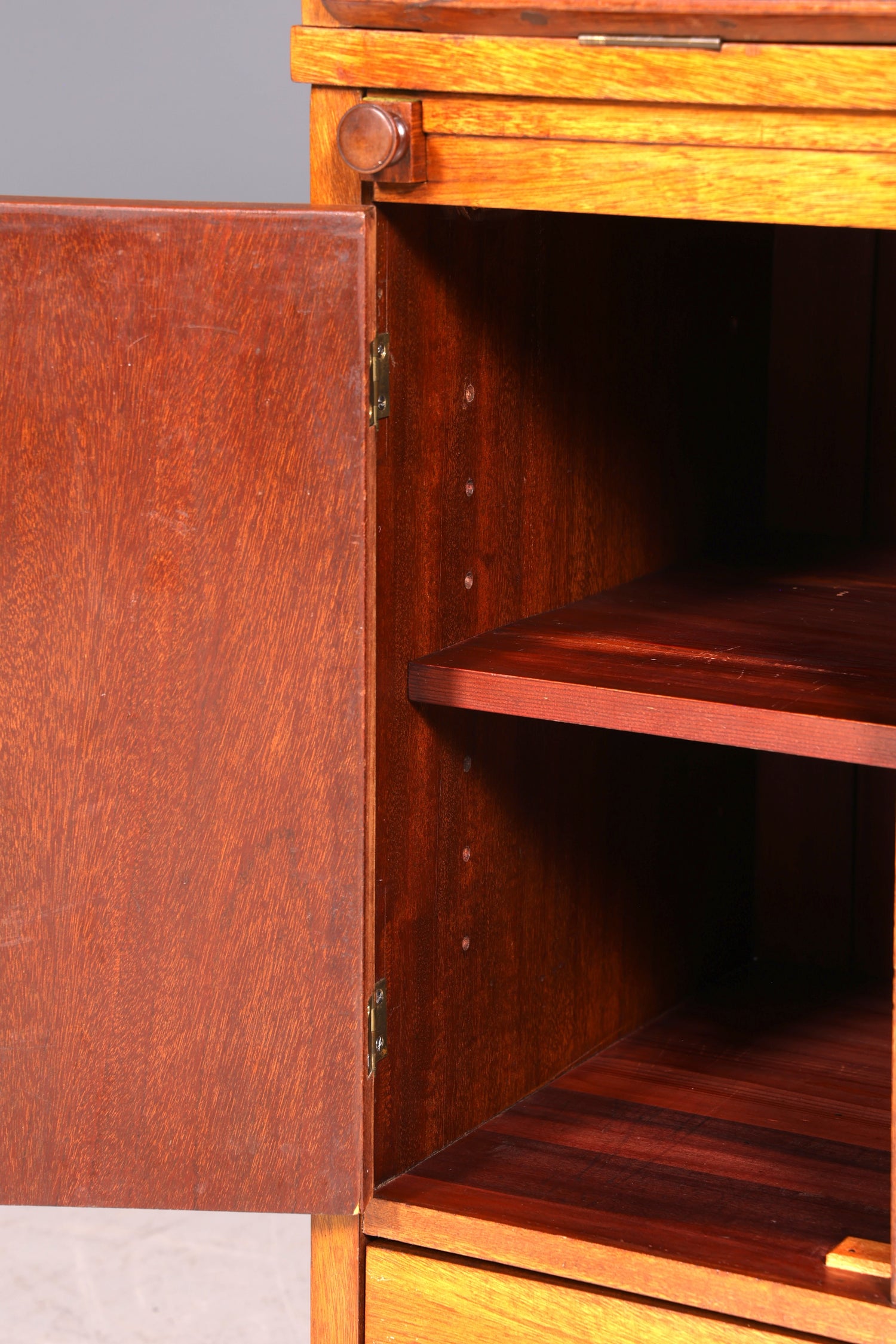 Secrétaire anglais de style onirique, en bois véritable, ancien, vers 1900, meuble de rangement, bureau à écrire