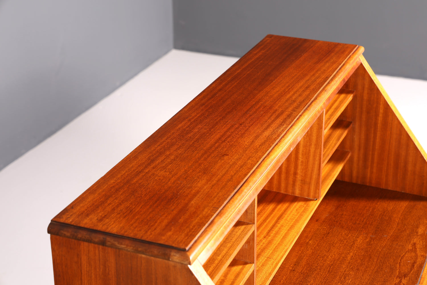 Secrétaire anglais de style onirique, en bois véritable, ancien, vers 1900, meuble de rangement, bureau à écrire