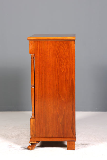 E907 Finish cm, Wunderschöner Gründerzeit Sekretär Vertiko Highboard Louis Philippe Kommode um 1880