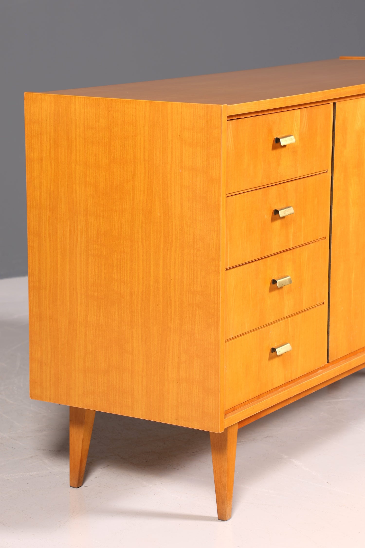 Magnifique buffet de style mid-century, meuble TV vintage rétro, commode, années 1960