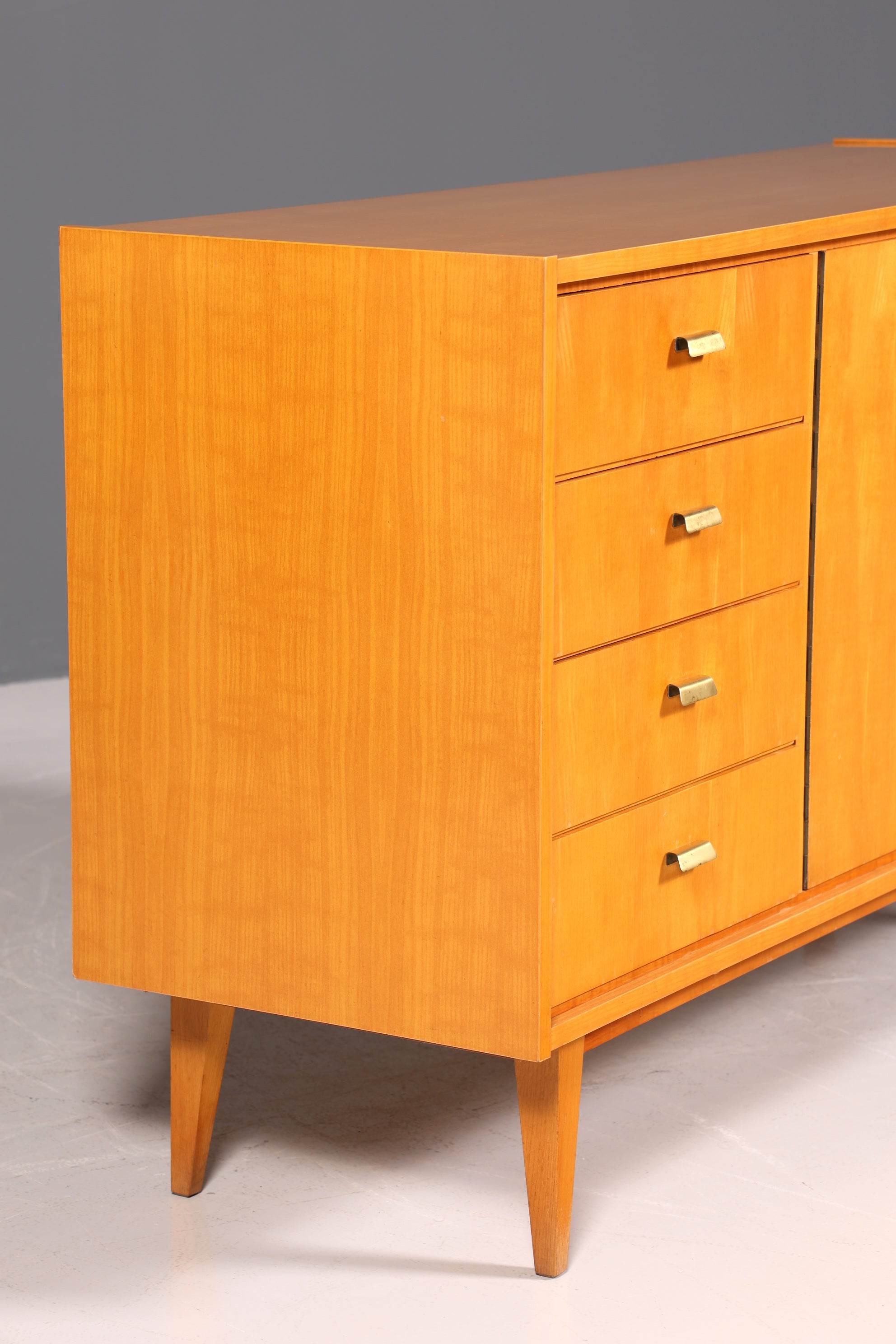Magnifique buffet de style mid-century, meuble TV vintage rétro, commode, années 1960