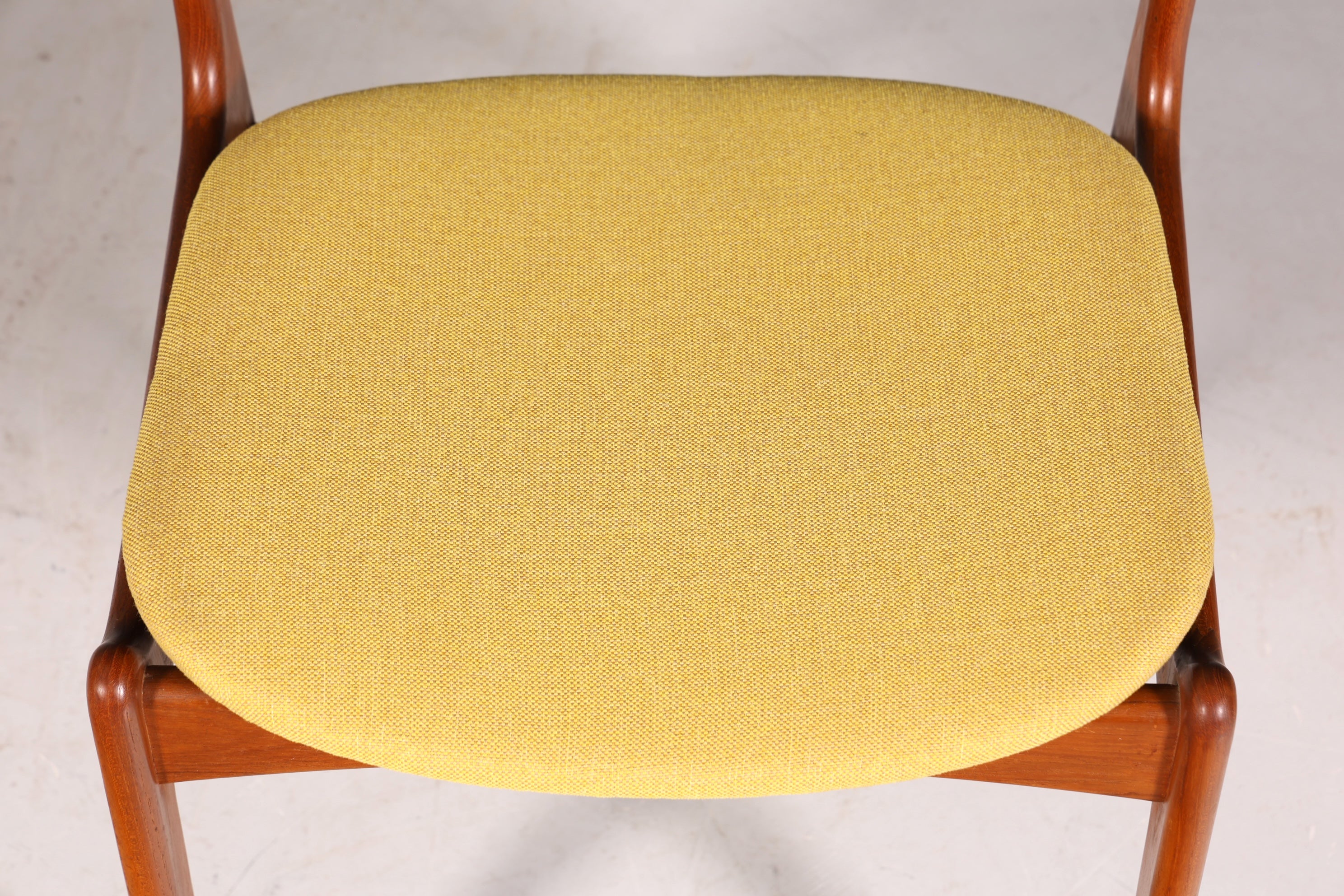 4x Original Erik Buch Stühle von Oddense Maskinsnedkeri A-S  Mid Century Danish Design Teak Holz Esszimmer Stühle Küchenstühle