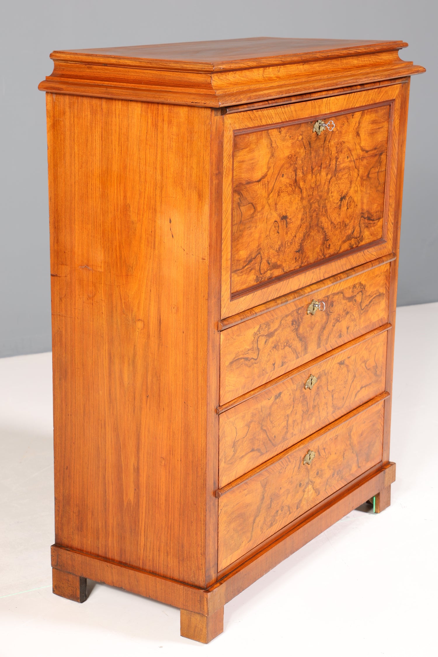 Wunderschöner Louis Philippe Sekretär um 1880 Gründerzeit Vertiko Antik Schrank Chiffoniere