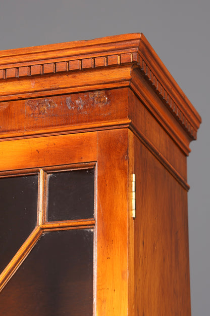 Wunderschöne Englische Vitrine Bücherschrank Buffet Antik Stil Englisch Eibe Glasvitrine Bibliothek