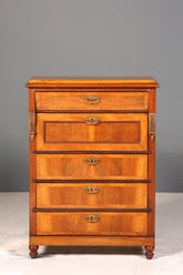 Stilvolle Gründerzeit Kommode Jugendstil Vertiko Schubladenkommode Antik Wäschekommode Chiffoniere