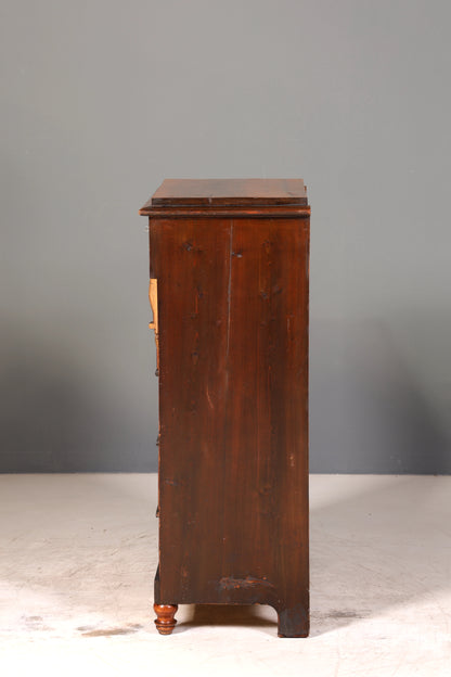 Stilvolle Gründerzeit Kommode Jugendstil Vertiko Schubladenkommode Antik Wäschekommode Chiffoniere