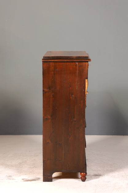 Stilvolle Gründerzeit Kommode Jugendstil Vertiko Schubladenkommode Antik Wäschekommode Chiffoniere