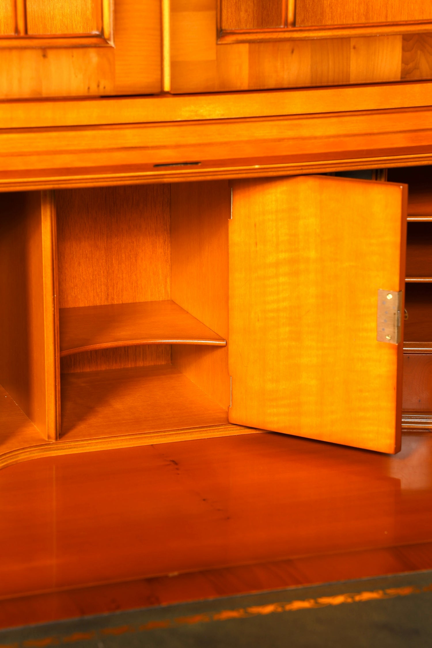 Secrétaire anglais élégant, bureau Heldense d&