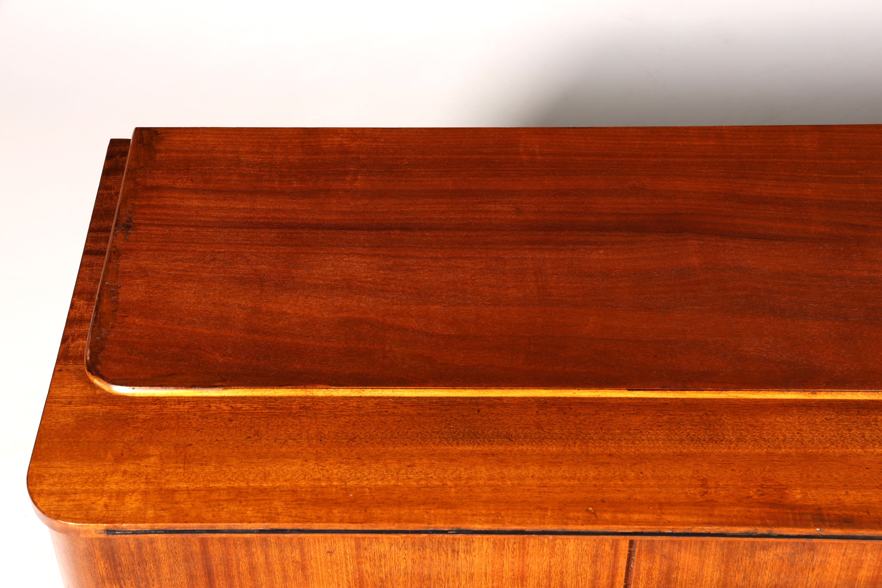 Schlichtes Mid Century Sideboard Vintage TV Kommode 60s Schrank Retro Longboard