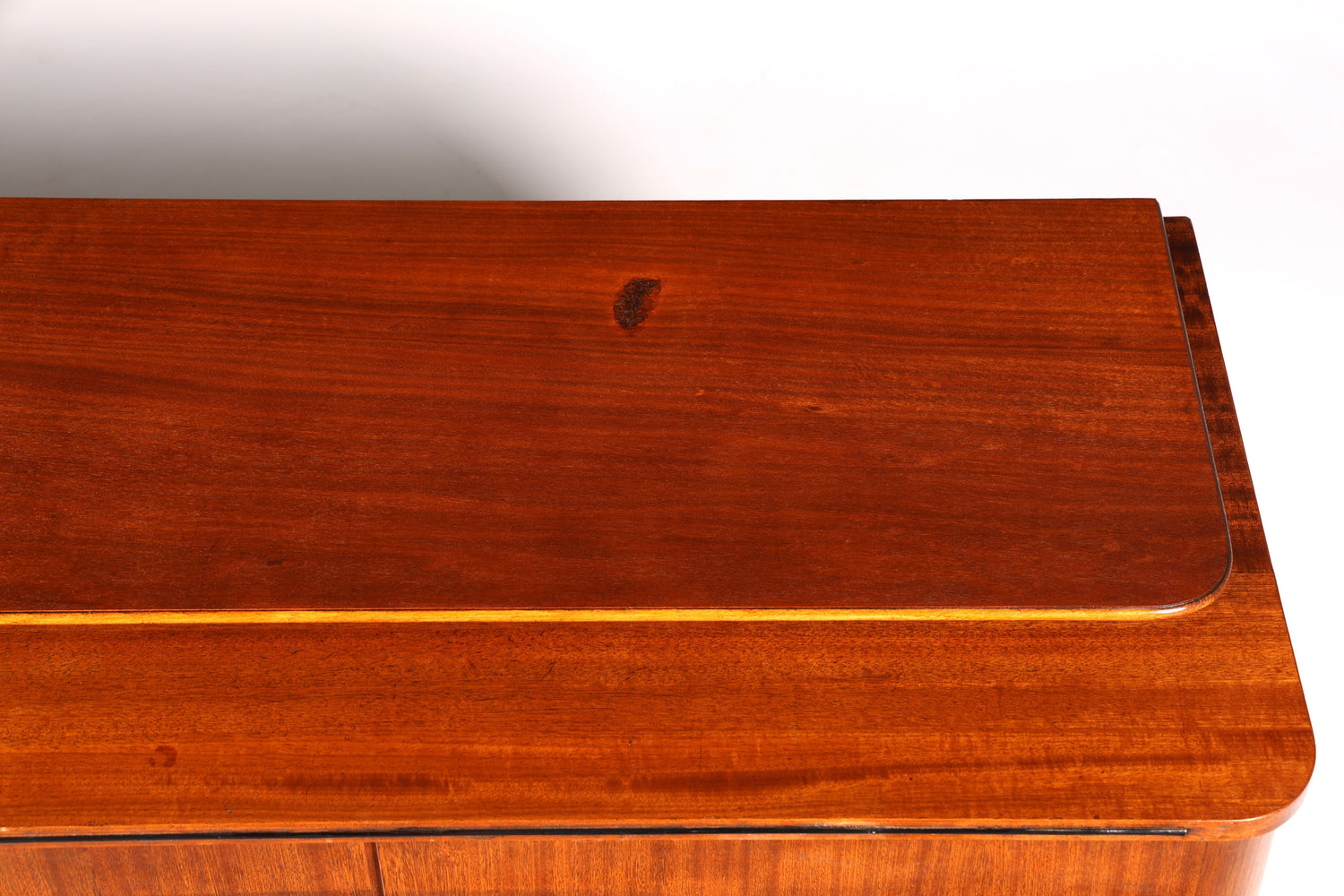 Schlichtes Mid Century Sideboard Vintage TV Kommode 60s Schrank Retro Longboard