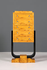 Traumhaftes Art Deco Design Highboard Biedermeier Stil Kommode