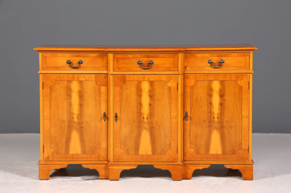 Wunderschönes Englisches Sideboard Eibe Schrank Antik Stil Buffetschrank Kommode
