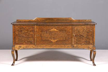 Buffet Chippendale onirique, meuble de style baroque, meuble TV ancien des années 50/60