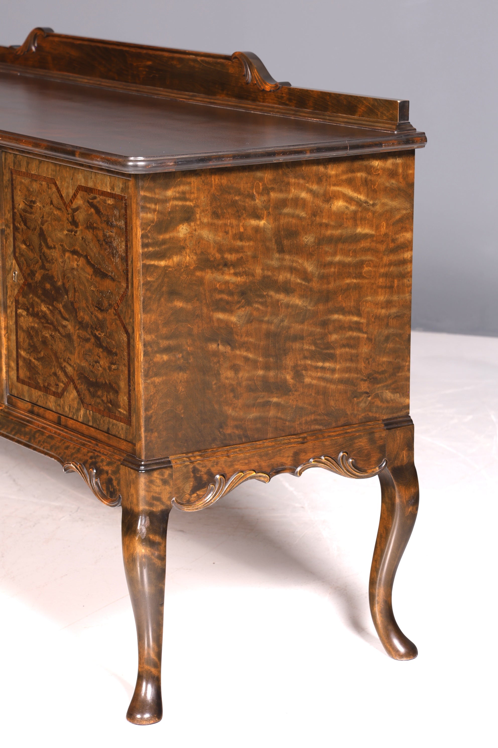 Buffet Chippendale onirique, meuble de style baroque, meuble TV ancien des années 50/60