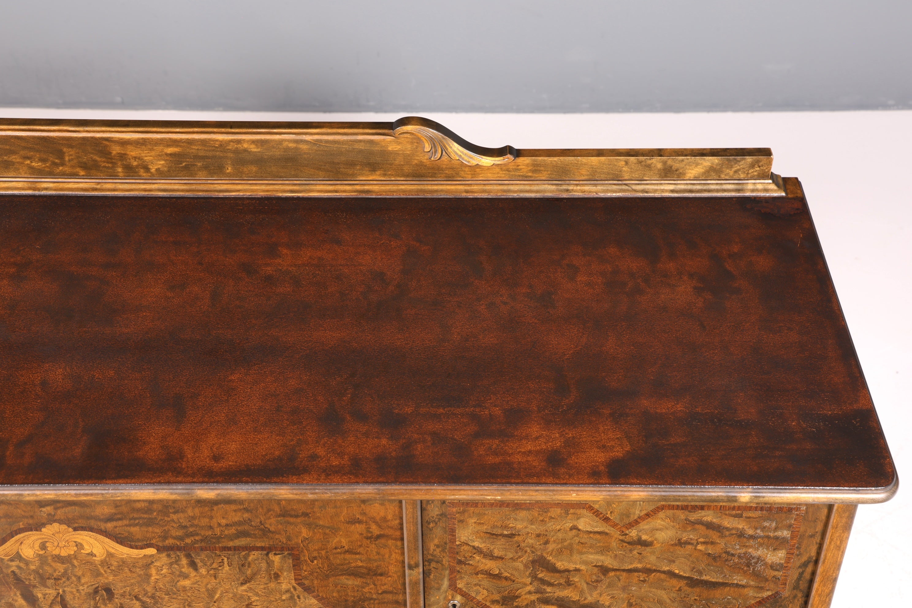 Buffet Chippendale onirique, meuble de style baroque, meuble TV ancien des années 50/60