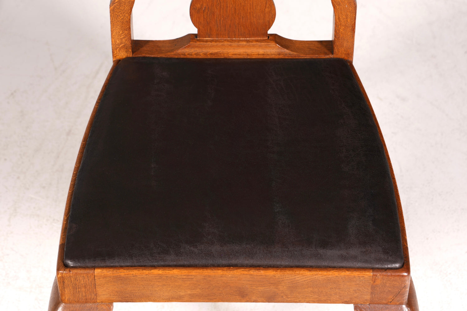 Lot de 6 magnifiques chaises Art Nouveau (vers 1910), chaises de cuisine Chippendale, chaises de salle à manger.