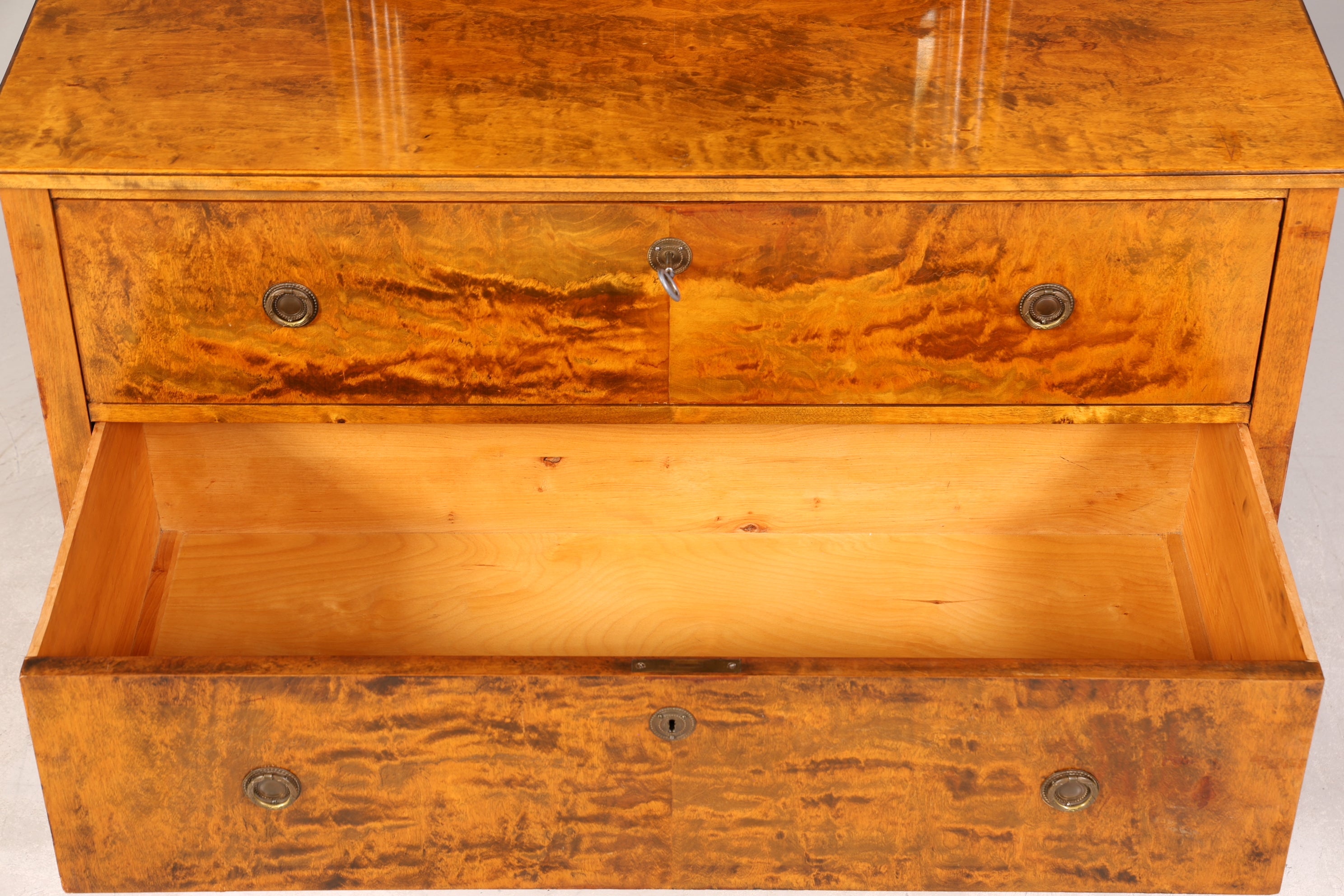 Wunderschöne Art Deco Stil Kommode um 1940 Spiegel Sideboard Schubladenkommode