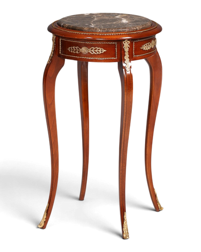 Wunderschöner Barock Stil Beistelltisch Blumentisch Antik Stil Marmor Säule