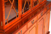 Wunderschöne Englische Vitrine Bücherschrank Buffet Antik Stil Englisch Mahagoni Glasvitrine Bibliothek
