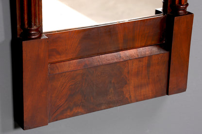 Magnifique miroir Biedermeier, style Louis-Philippe, datant d&