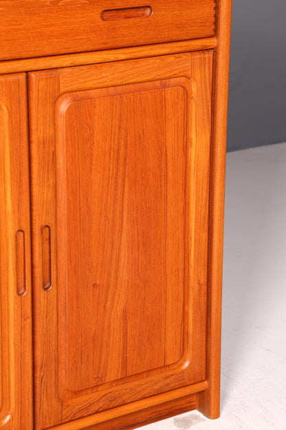 Edler Dyrlund Mid Century Teak Schrank Dänisch Highboard Kommode Wäscheschrank Vintage 60er Danish Design