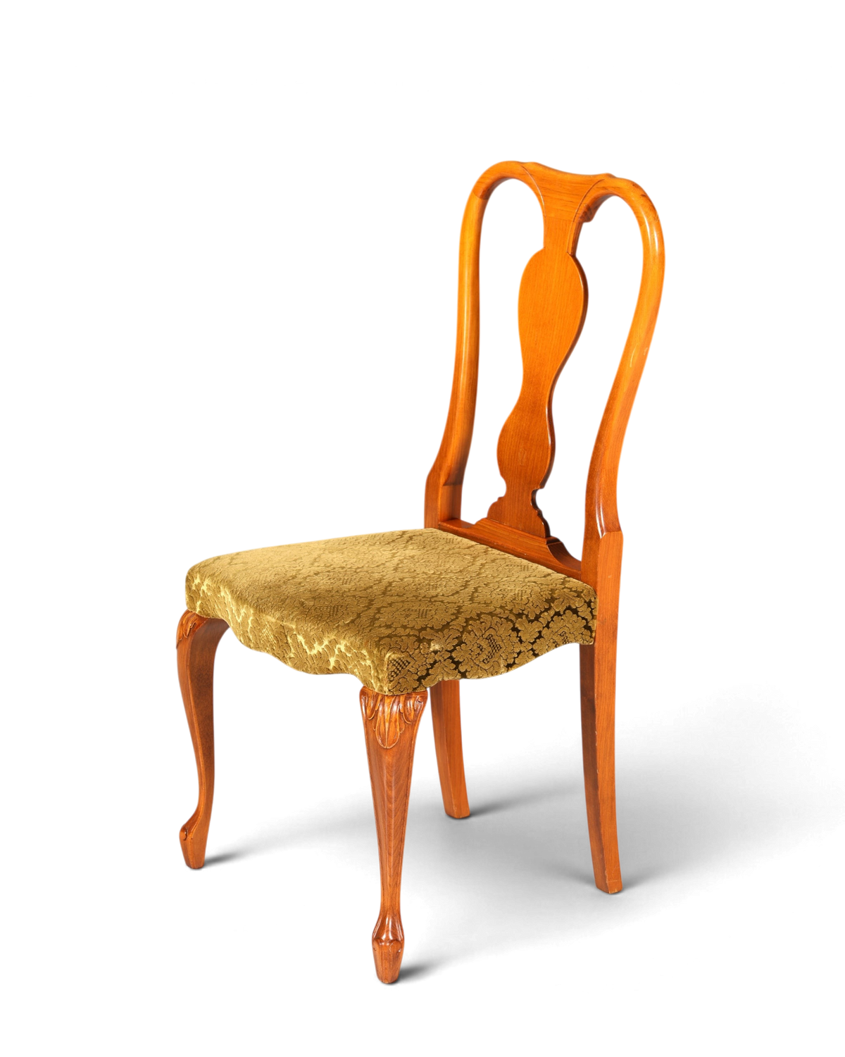 4x Wunderschöne Chippendale Stühle Barock Stil Stuhlset Polsterstuhl Set Küchenstühle Esszimmer Stühle