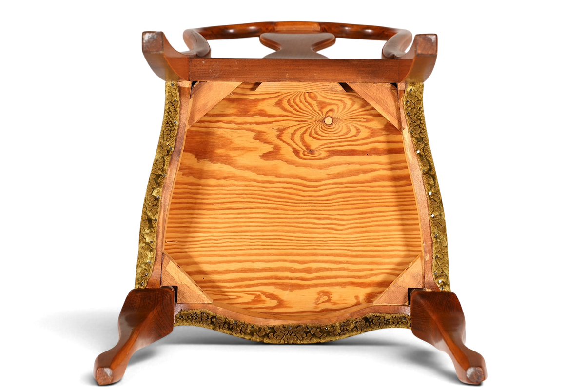 4x Wunderschöne Chippendale Stühle Barock Stil Stuhlset Polsterstuhl Set Küchenstühle Esszimmer Stühle