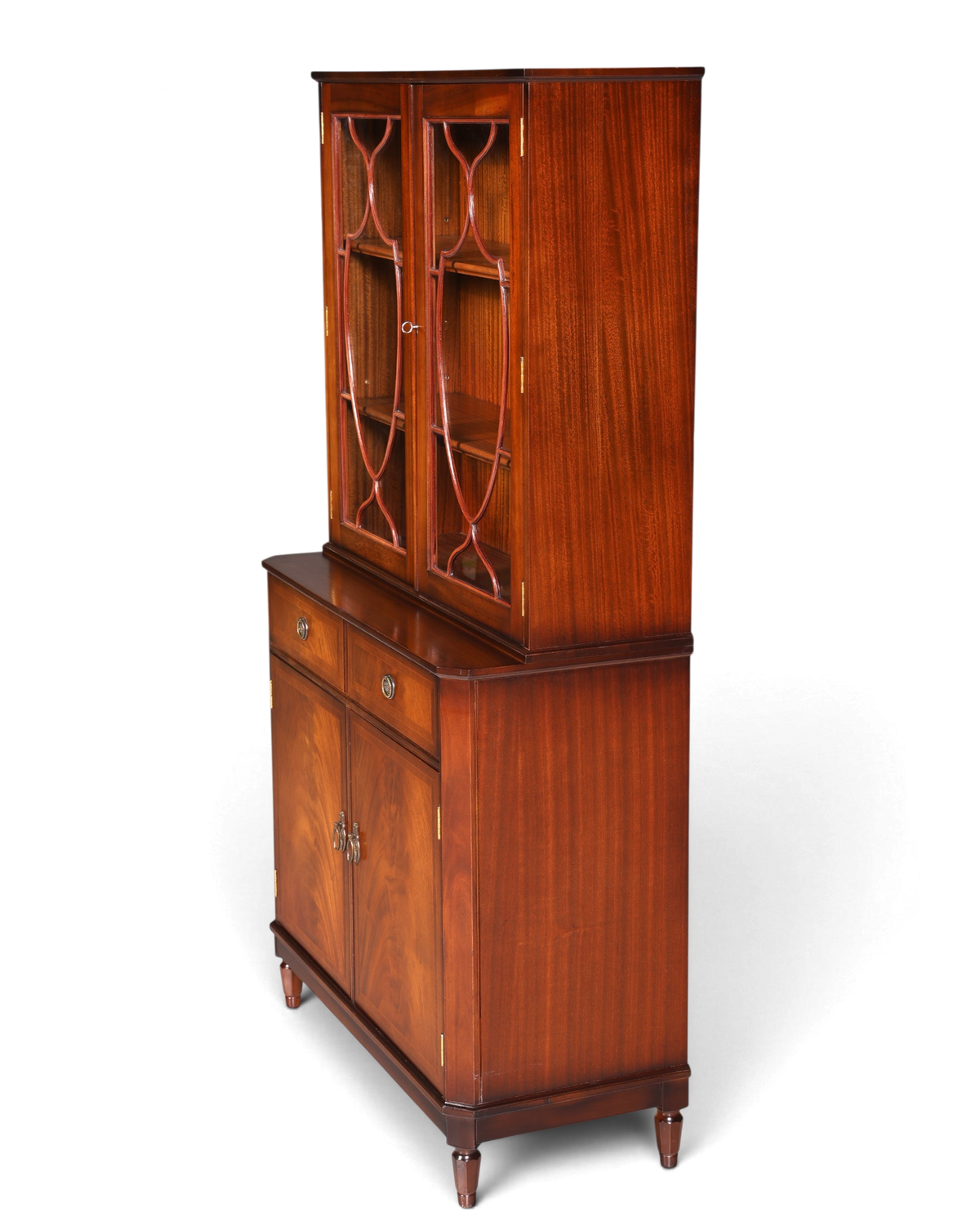 F968 Finish cm Wunderschöne Englische Vitrine Bibliothek Bücherschrank UK Buffet Schrank 60s Jahre
