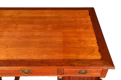 Traumhafter Gründerzeit Schreibtisch Jugendstil Bürotisch echt Holz Antik Office Desk