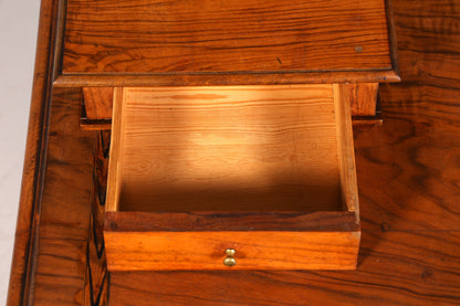 F972 Finish cm Traumhafte Louis Philippe Kommode mit Spiegelaufsatz Gründerzeit Holz Schrank Antik Flurschrank um 1880