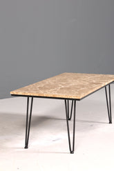 Wunderschöner Couchtisch mit Marmorplatte Tisch mit Hairpin Legs Ablagetisch