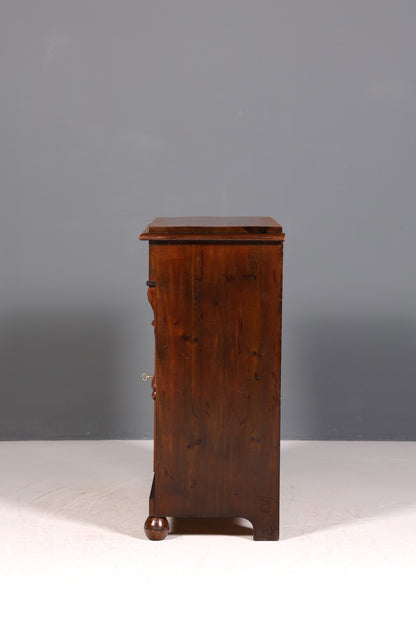 Magnifique cabinet Gründerzeit (fin du XIXe siècle), commode Art nouveau, buffet ancien, coiffeuse