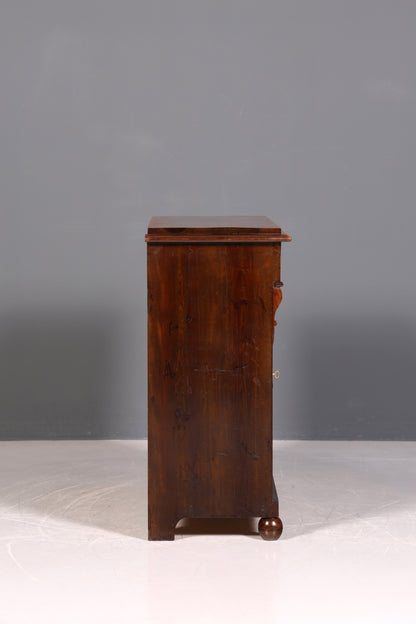 Magnifique cabinet Gründerzeit (fin du XIXe siècle), commode Art nouveau, buffet ancien, coiffeuse