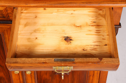 Magnifique cabinet Gründerzeit (fin du XIXe siècle), commode Art nouveau, buffet ancien, coiffeuse