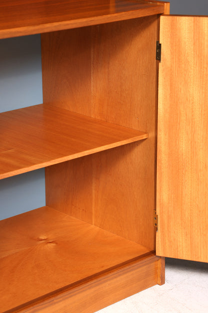 Magnifique étagère de style mid-century, buffet vintage, bibliothèque, commode en bois