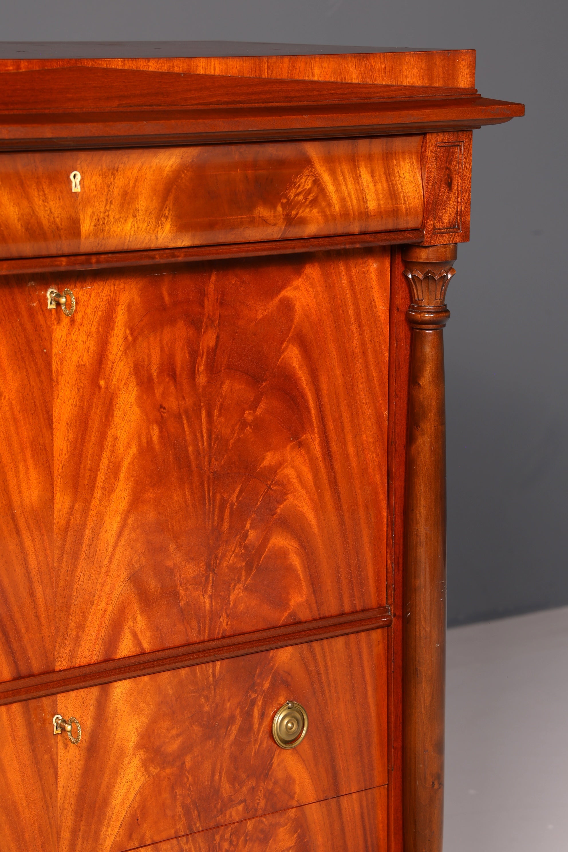 Wunderschöner Original Biedermeier Sekretär Englisch Kommode Antik Bürokommode