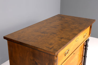 Secrétaire onirique Gründerzeit, vertiko, buffet haut, commode Louis Philippe vers 1880