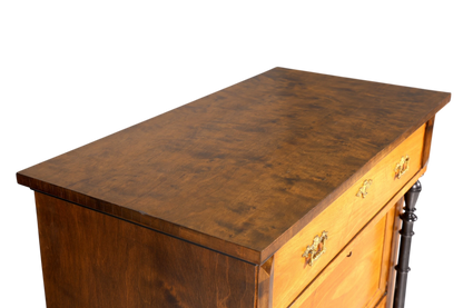 Traumhafter Gründerzeit Sekretär Vertiko Highboard Louis Philippe Kommode um 1880