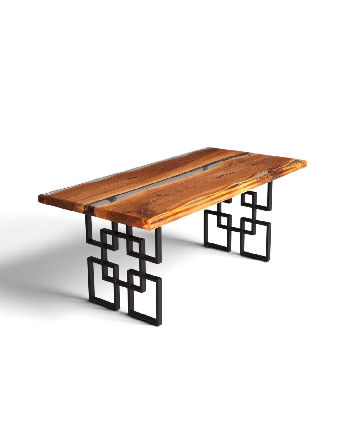 Einzigartiger Epoxidharz Tisch 180-90cm Nussbaum Esszimmer Tisch River Table