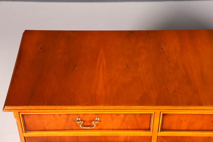 F991 Finish cm Wunderschönes Englisches Sideboard Eibe Schrank Antik Stil Buffetschrank Kommode