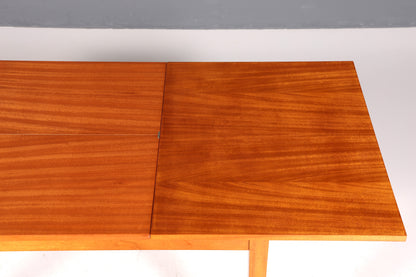 Table de cuisine Hellerau originale du milieu du siècle, table de salle à manger extensible vintage, VEB