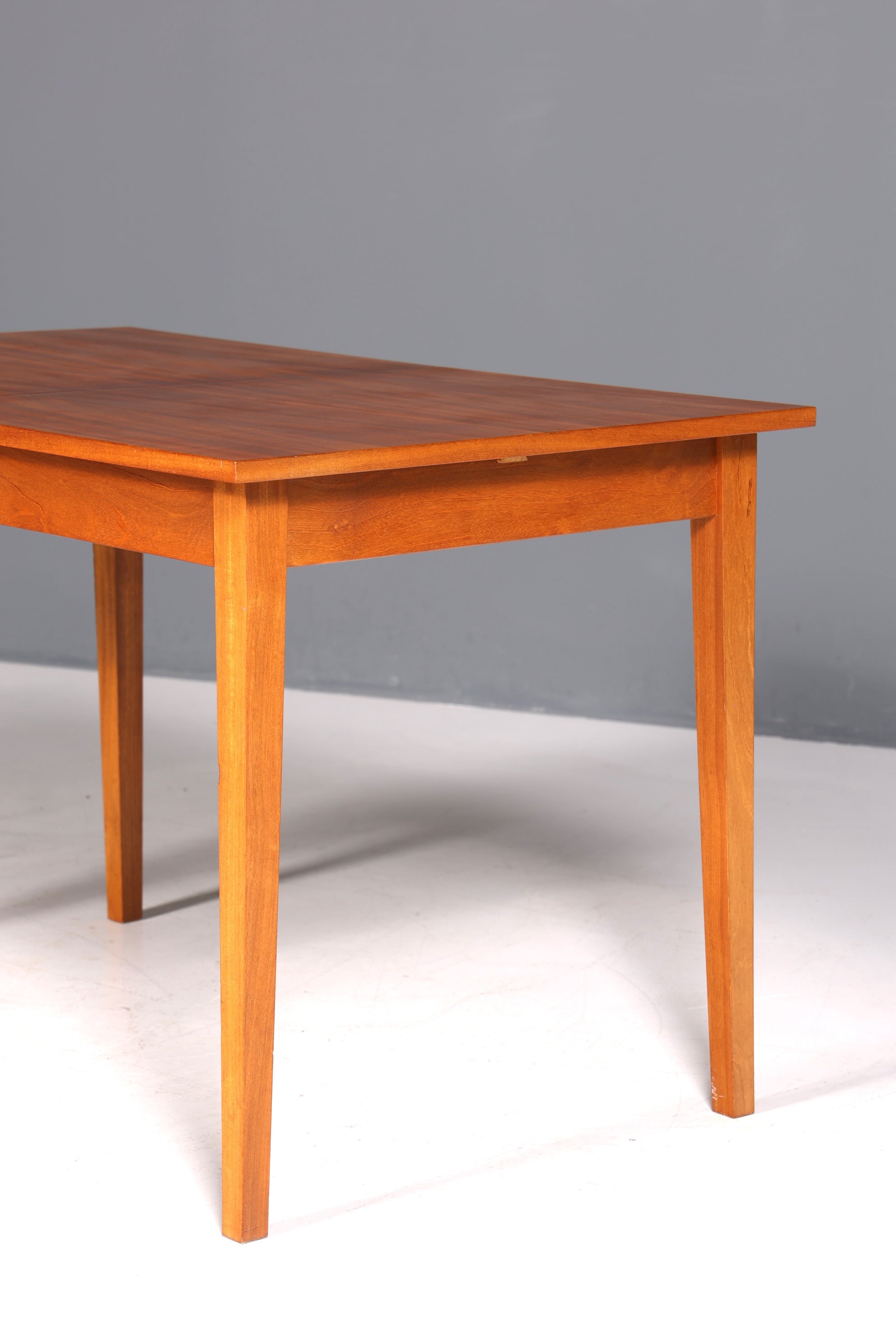 Table de cuisine Hellerau originale du milieu du siècle, table de salle à manger extensible vintage, VEB