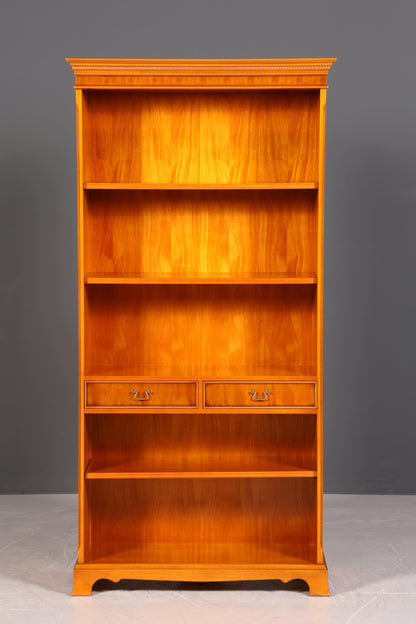 Wunderschönes Englisches Bücherregal Eibe Antik Regal Bookshelf Buchablage 60s