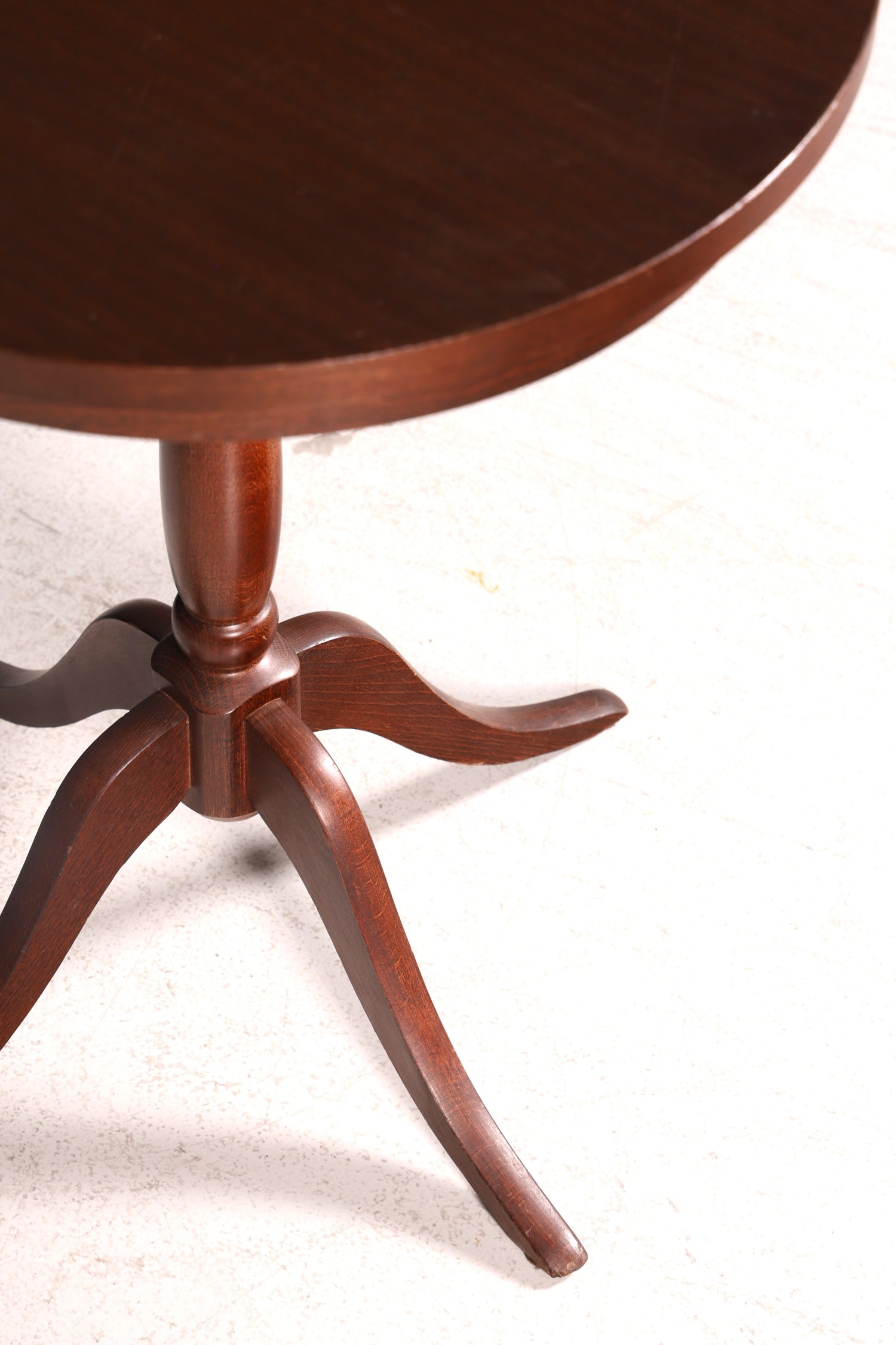 Edler Beistelltisch Blumentisch Mahagoni Antik Stil Dreibein Ablagetisch Vintage Tisch