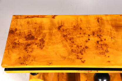 Console murale Art déco en bouleau, étagère d&