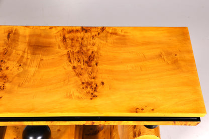 Console murale Art déco en bouleau, étagère d&