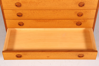 Buffet en teck de style mid-century, commode vintage