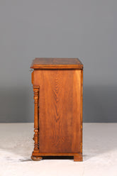 Wunderschöne Gründerzeit Kommode Louis Philippe echt Holz Eiche Schubladen Kommode Sideboard um 1880