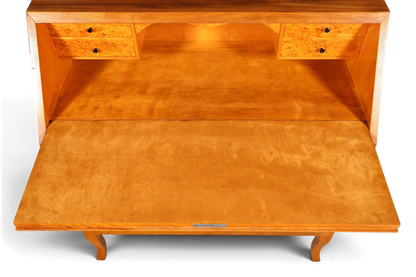 G677 Finish cm Schlichter Mid Century Sekretär Vintage Schreibmöbel echt Holz Kommode Office Secretary (Kopie)